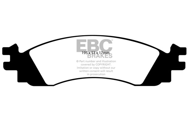 EBC Ultimax Brake Pads - Front for Ford Explorer