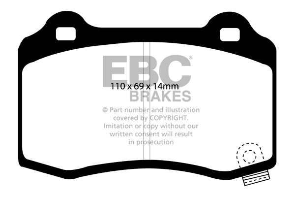 EBC Ultimax Brake Pads - Rear for Jeep Grand Cherokee