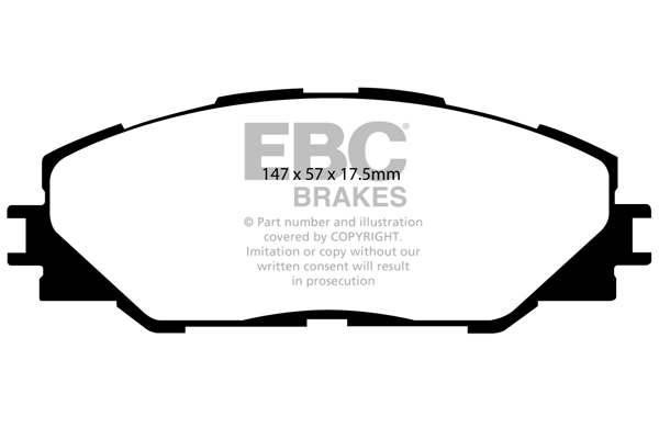 EBC Ultimax Brake Pads - Front for Toyota RAV4