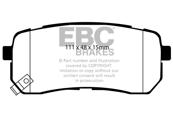 EBC Ultimax Brake Pads - Rear for Kia Sedona