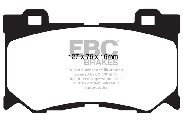 EBC Ultimax Brake Pads - Front for Nissan 370Z
