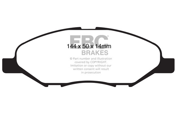 EBC Ultimax Brake Pads - Front for Nissan Tiida