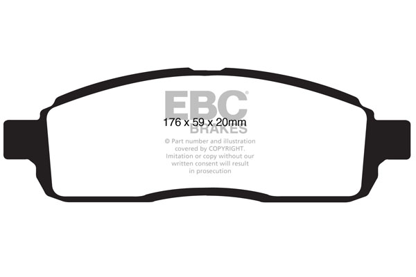EBC Ultimax Brake Pads - Front for Ford F150/F250/F350