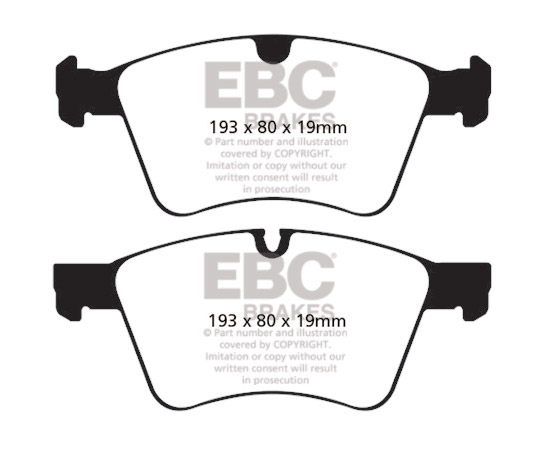 EBC Ultimax Brake Pads - Front for Mercedes GL-Class