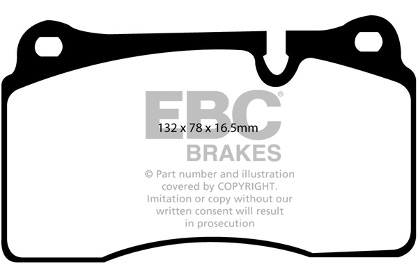 EBC Ultimax Brake Pads - Front for Land Rover Range Rover Sport