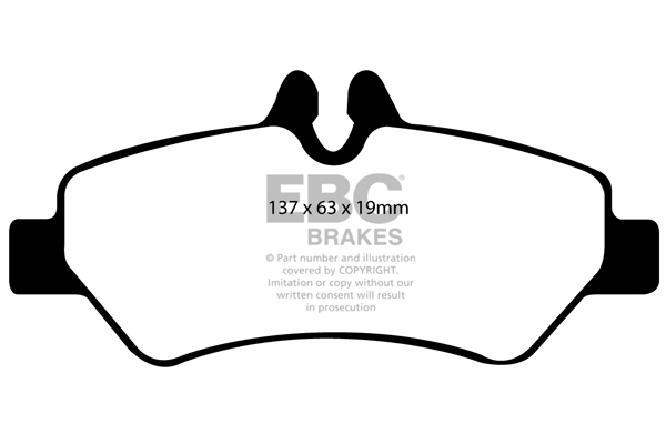 EBC Ultimax Brake Pads - Rear for Mercedes Sprinter
