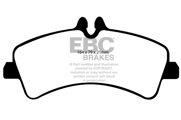EBC Ultimax Brake Pads - Rear for Mercedes Sprinter