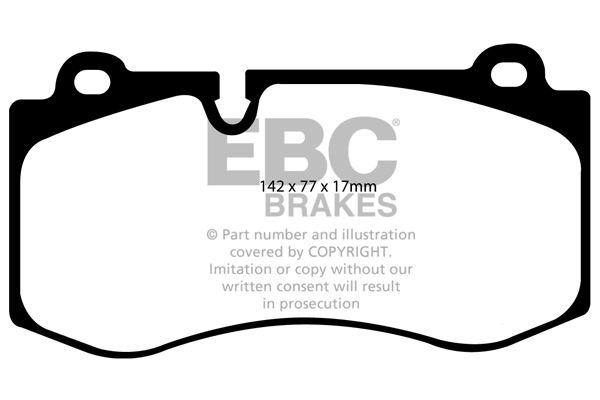 EBC Ultimax Brake Pads - Front for Mercedes S-Class