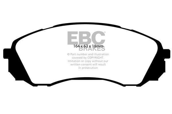EBC Ultimax Brake Pads - Front for Kia Sedona