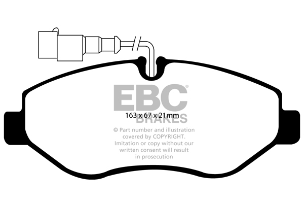 EBC Ultimax Brake Pads - Front for Nissan Cabstar