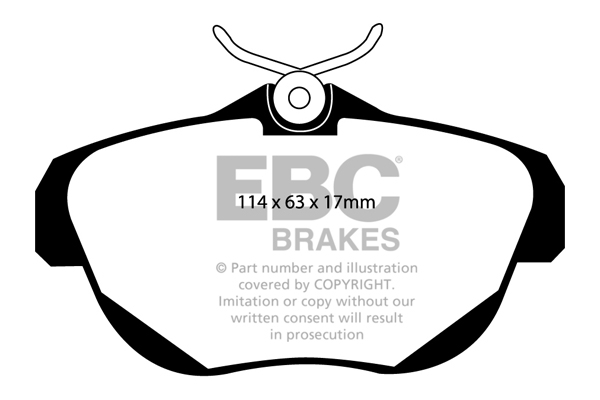 EBC Ultimax Brake Pads - Rear for Citroen C6