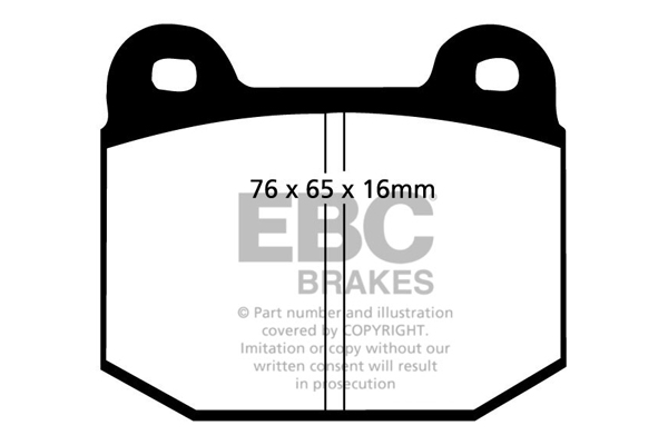 EBC Ultimax Brake Pads - Front for BMW 3 Series (E21)