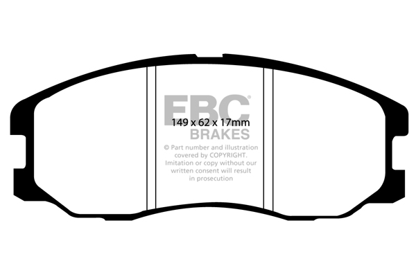 EBC Ultimax Brake Pads - Front for Chevrolet Captiva