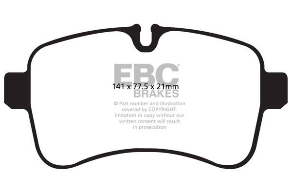 EBC Ultimax Brake Pads - Rear for Iveco Daily