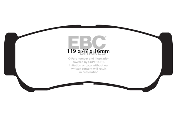 EBC Ultimax Brake Pads - Rear for Hyundai Santa Fe