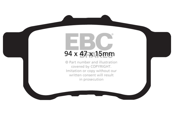 EBC Ultimax Brake Pads - Rear for Honda Accord