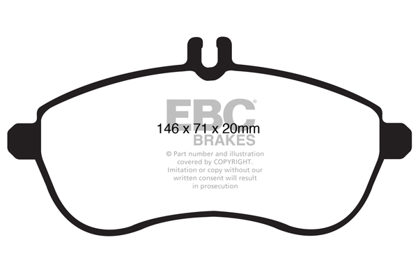 EBC Ultimax Brake Pads - Front for Mercedes E-Class