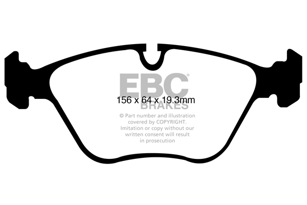 EBC Ultimax Brake Pads - Front for BMW X6 (E71)