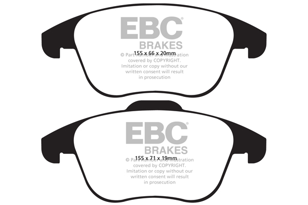 EBC Ultimax Brake Pads - Front for VW Tiguan Mk 1