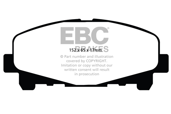 EBC Ultimax Brake Pads - Front for Honda Accord