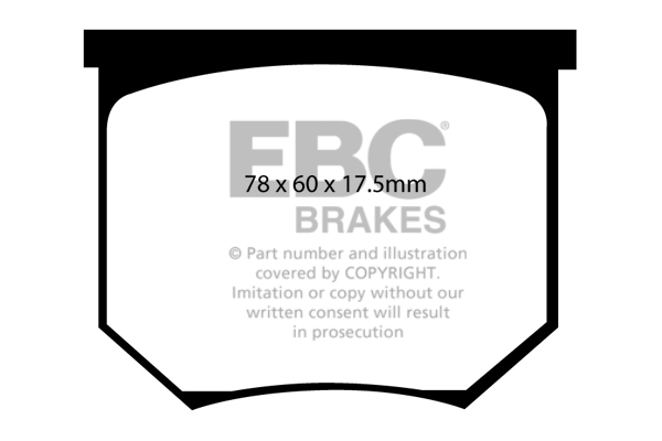 EBC Green Stuff Brake Pads - Front for Lotus Elite