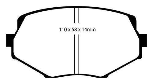 EBC Green Stuff Brake Pads - Front for Mazda MX-5