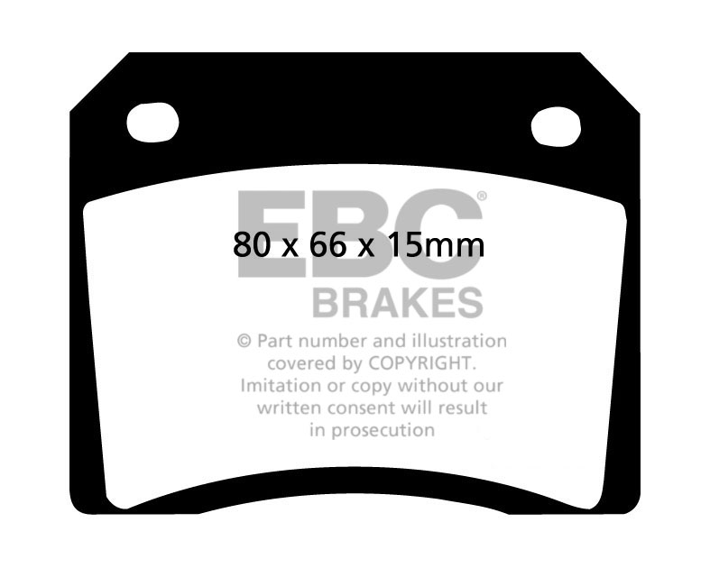 EBC Green Stuff Brake Pads - Rear for Jaguar XJ