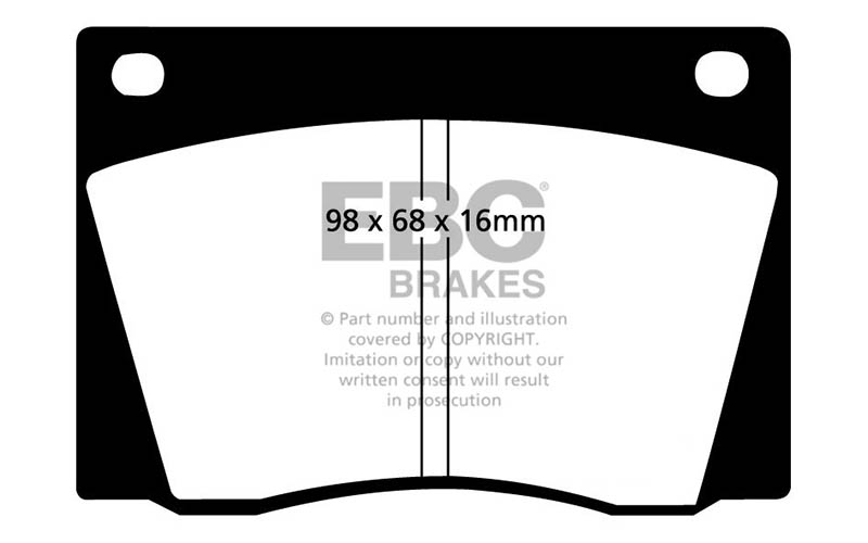 EBC Green Stuff Brake Pads - Front for Alfa Romeo Giulia