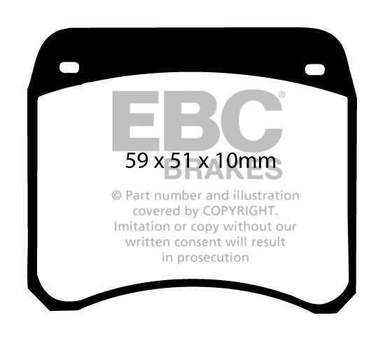 EBC Green Stuff Brake Pads - Front for Mini Old Mini