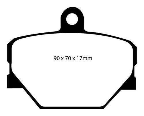 EBC Green Stuff Brake Pads - Front for Smart Roadster