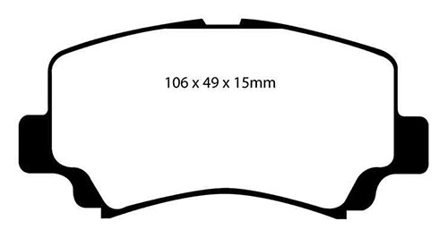 EBC Green Stuff Brake Pads - Front for Suzuki Wagon R