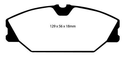 EBC Green Stuff Brake Pads - Front for Renault Scenic