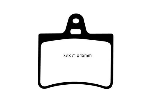 EBC Green Stuff Brake Pads - Rear for Citroen C5