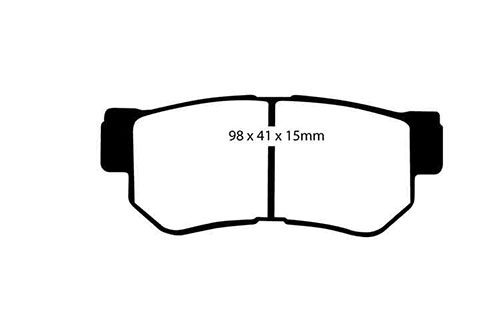 EBC Green Stuff Brake Pads - Rear for Hyundai Matrix