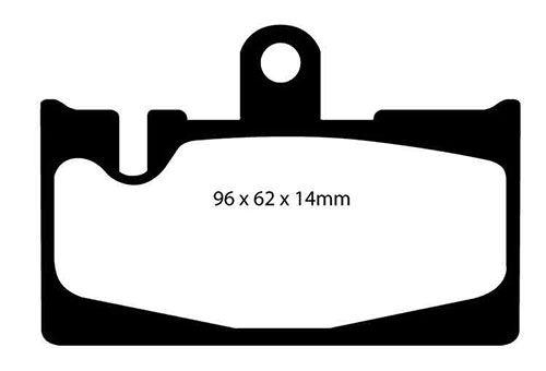 EBC Green Stuff Brake Pads - Rear for Lexus LS