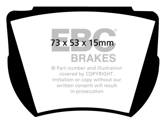 EBC Green Stuff Brake Pads - Rear for Aston Martin DB4