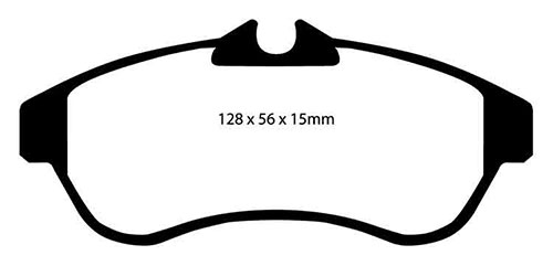 EBC Green Stuff Brake Pads - Front for Citroen C2