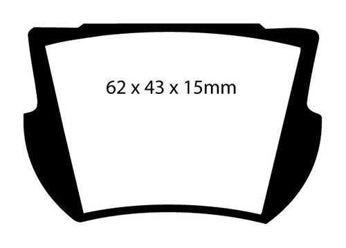 EBC Green Stuff Brake Pads - Rear for Lotus Elan