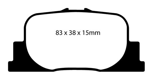 EBC Green Stuff Brake Pads - Rear for Toyota Prius