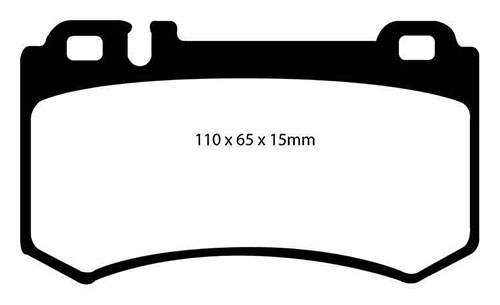 EBC Green Stuff Brake Pads - Rear for Mercedes S-Class