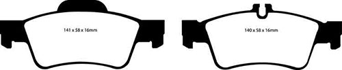 EBC Green Stuff Brake Pads - Rear for Mercedes E-Class