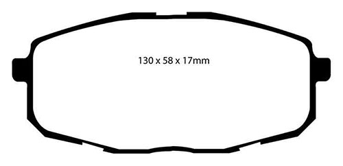 EBC Green Stuff Brake Pads - Front for Kia Ceed