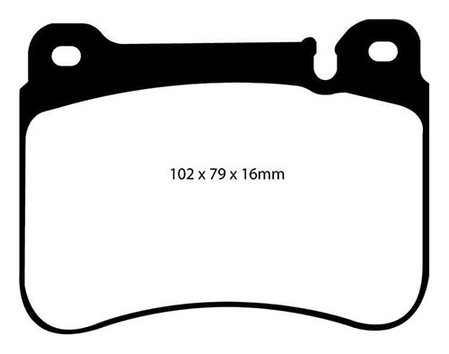 EBC Green Stuff Brake Pads - Front for Mercedes C-Class