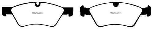 EBC Green Stuff Brake Pads - Front for Mercedes R-Class