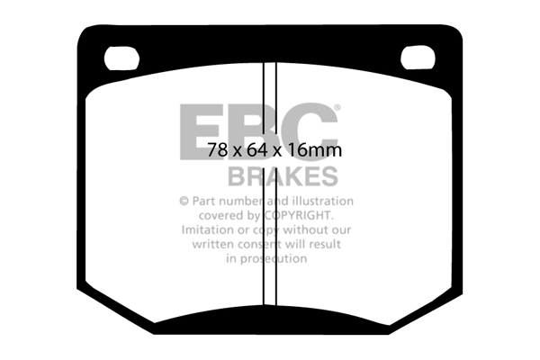 EBC Ultimax Brake Pads - Front for Saab 900