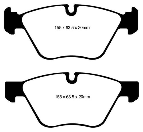 EBC Green Stuff Brake Pads - Front for BMW 1 Series (E81/E82/E87/E88)