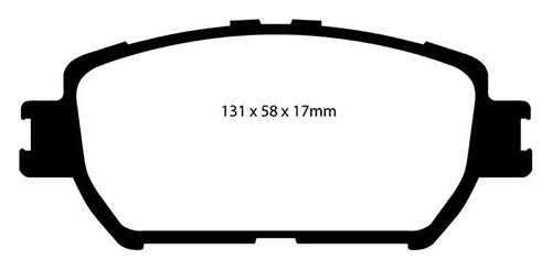 EBC Green Stuff Brake Pads - Front for Toyota Camry
