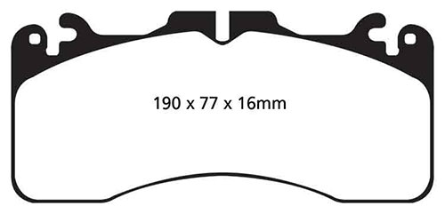 EBC Green Stuff Brake Pads - Front for Lexus LS