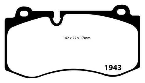 EBC Green Stuff Brake Pads - Front for Mercedes SL-Class