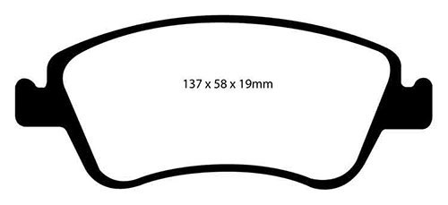 EBC Green Stuff Brake Pads - Front for Toyota Auris